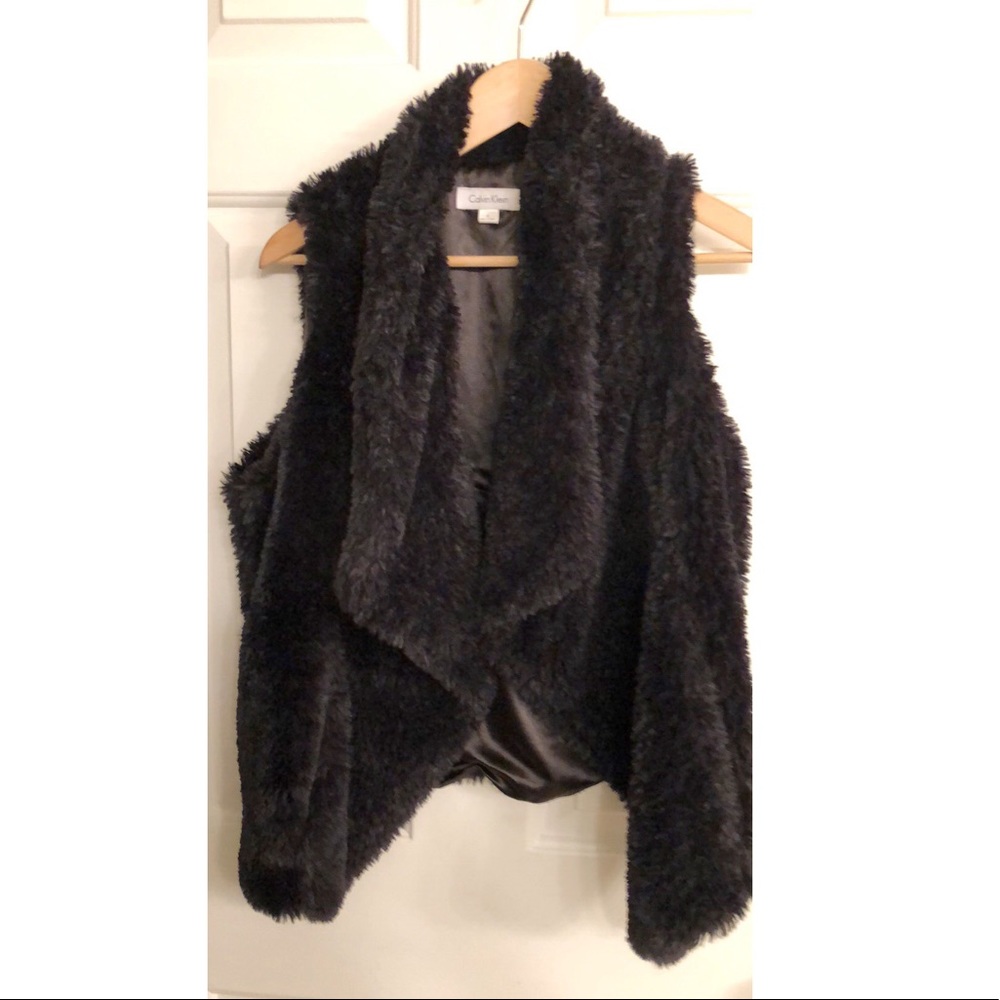 Calvin Klein Faux Fur Vest